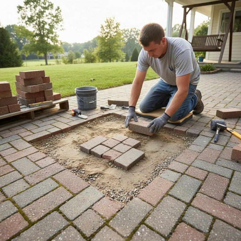 Outdoor Paver Repair
